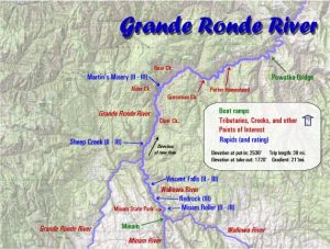 Grande Ronde River Map