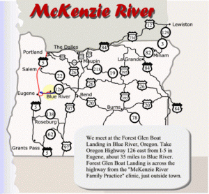 McKenzie Road Map & Directions