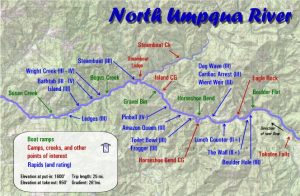 North Umpqua River Map