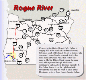 Rogue Road Map & Directions